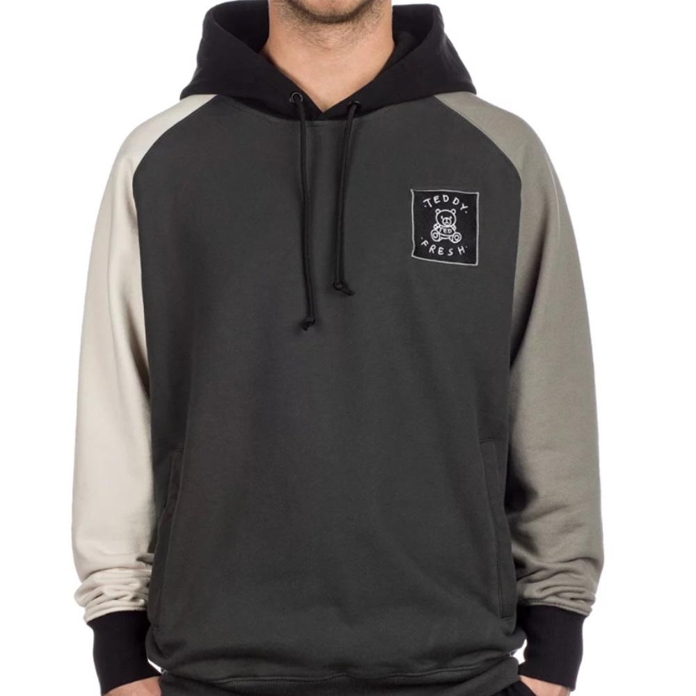 COLOR BLOCK 2.0 TEDDY FRESH HOODIE sz. L